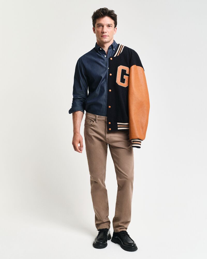 Regular Fit Desert Jeans Brown / 33X32