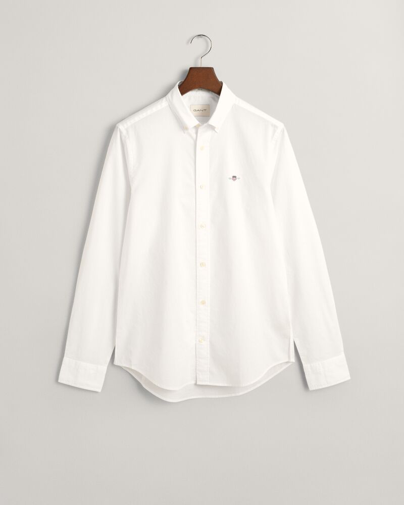 Slim Fit Classic Poplin Shirt White / S