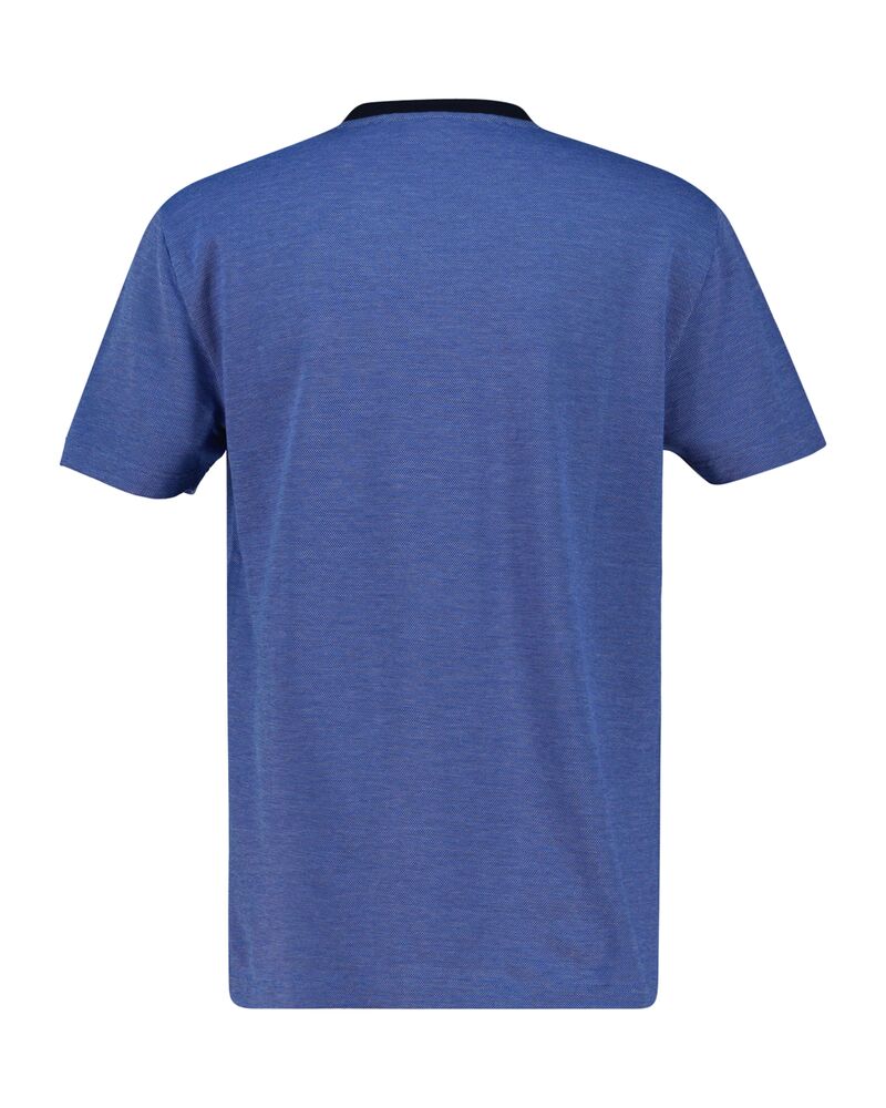 4-Col Oxford Regular Ss T-Shirt Day Blue / S