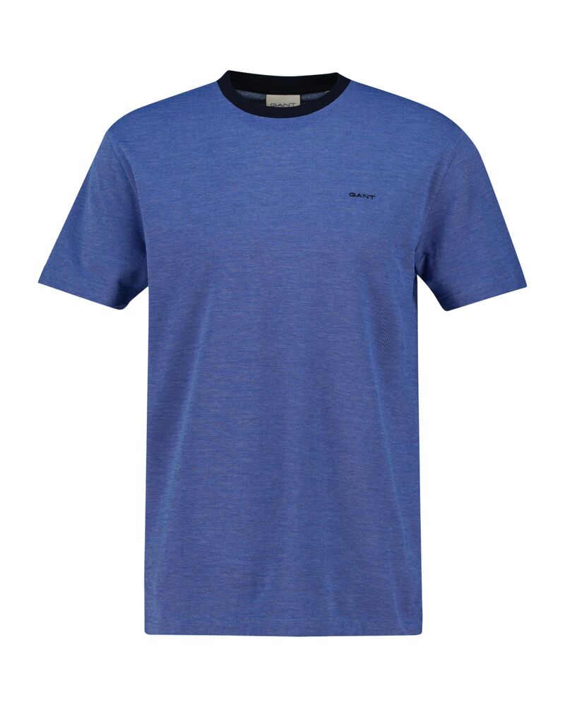 4-Col Oxford Regular Ss T-Shirt Day Blue / S