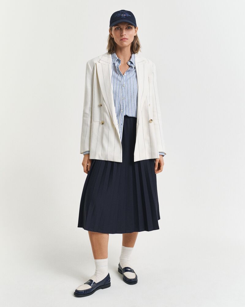 Pleated Jersey Skirt EVENING BLUE / S