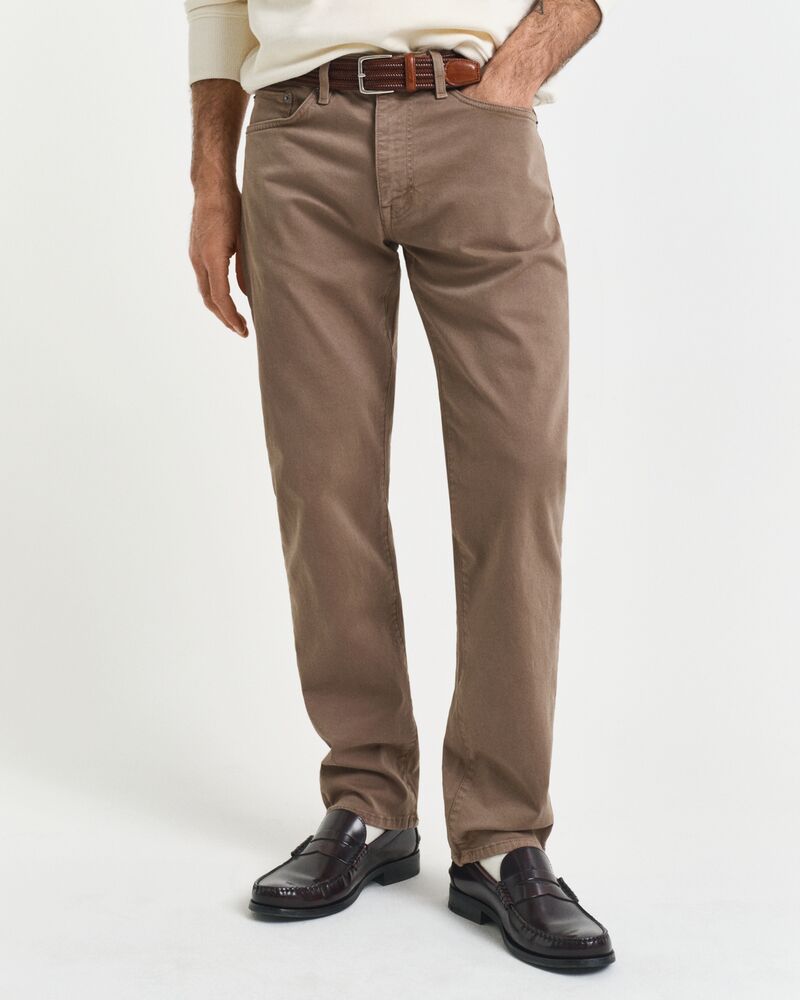 Regular Fit Desert Jeans Brown / 33X32