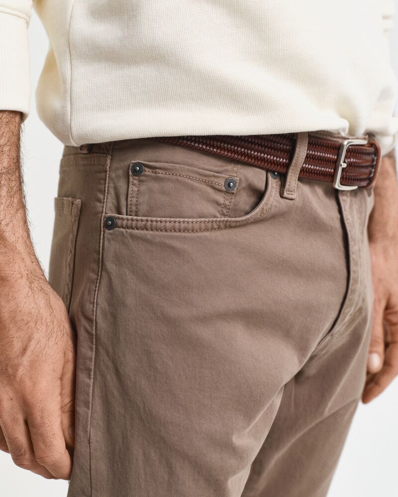 Regular Fit Desert Jeans Brown / 33X32