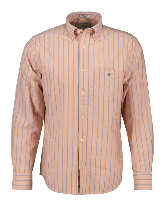 REGULAR Fit Striped  Classic Short Sleeve  Oxford Shirt 844 / S