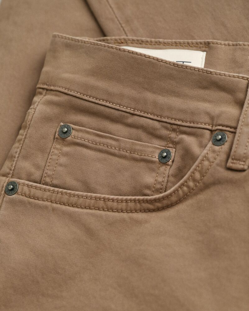 Regular Fit Desert Jeans Brown / 33X32