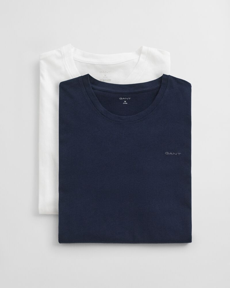 C-NECK T-SHIRT 2-PACK NAVY / WHITE / S