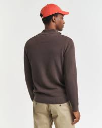 Gant Cotton Piqué Zip Cardigan