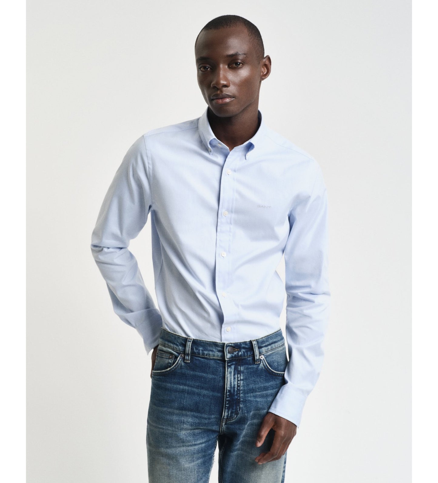 Slim Fit Pinpoint Oxford Shirt
