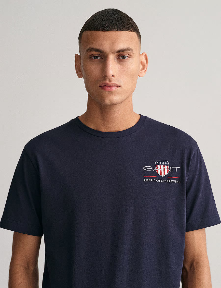 Embroidered Archive Shield T-Shirt