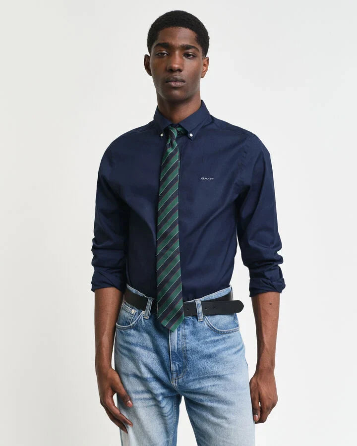 Slim Fit Pinpoint Oxford Shirt