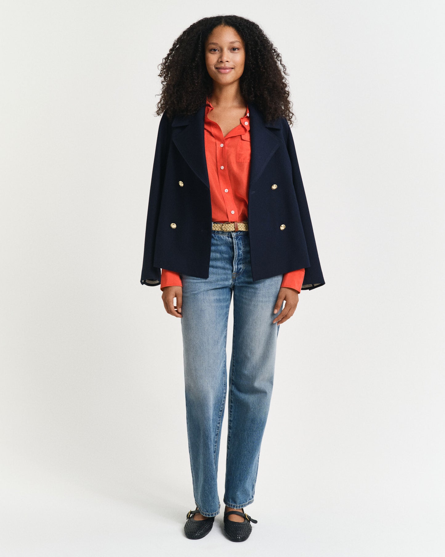 Relaxed Fit Habotai Silk Shirt