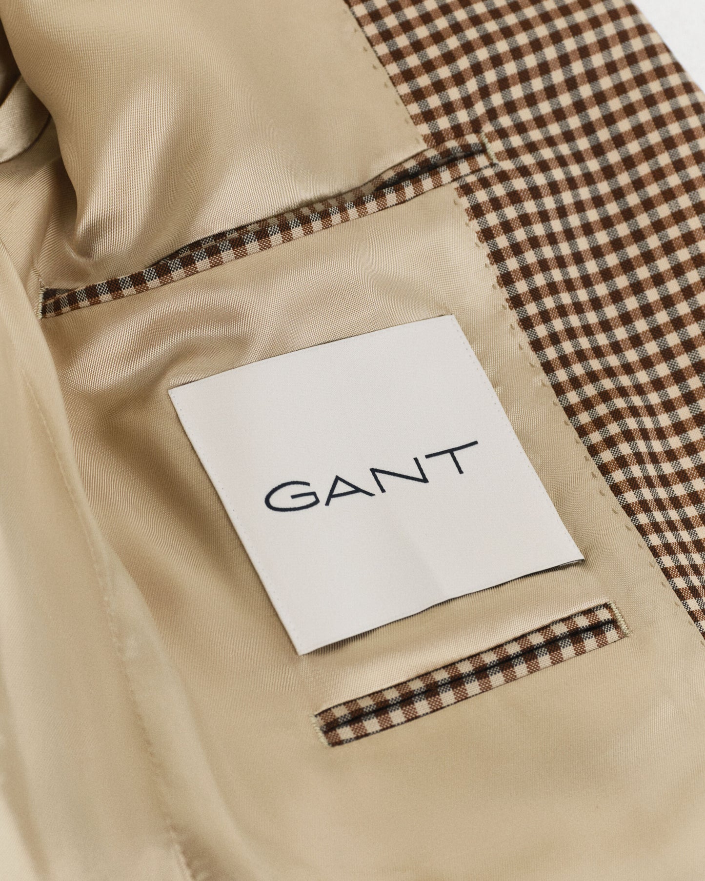 GANT Relaxed Fit Gingham Check Blazer