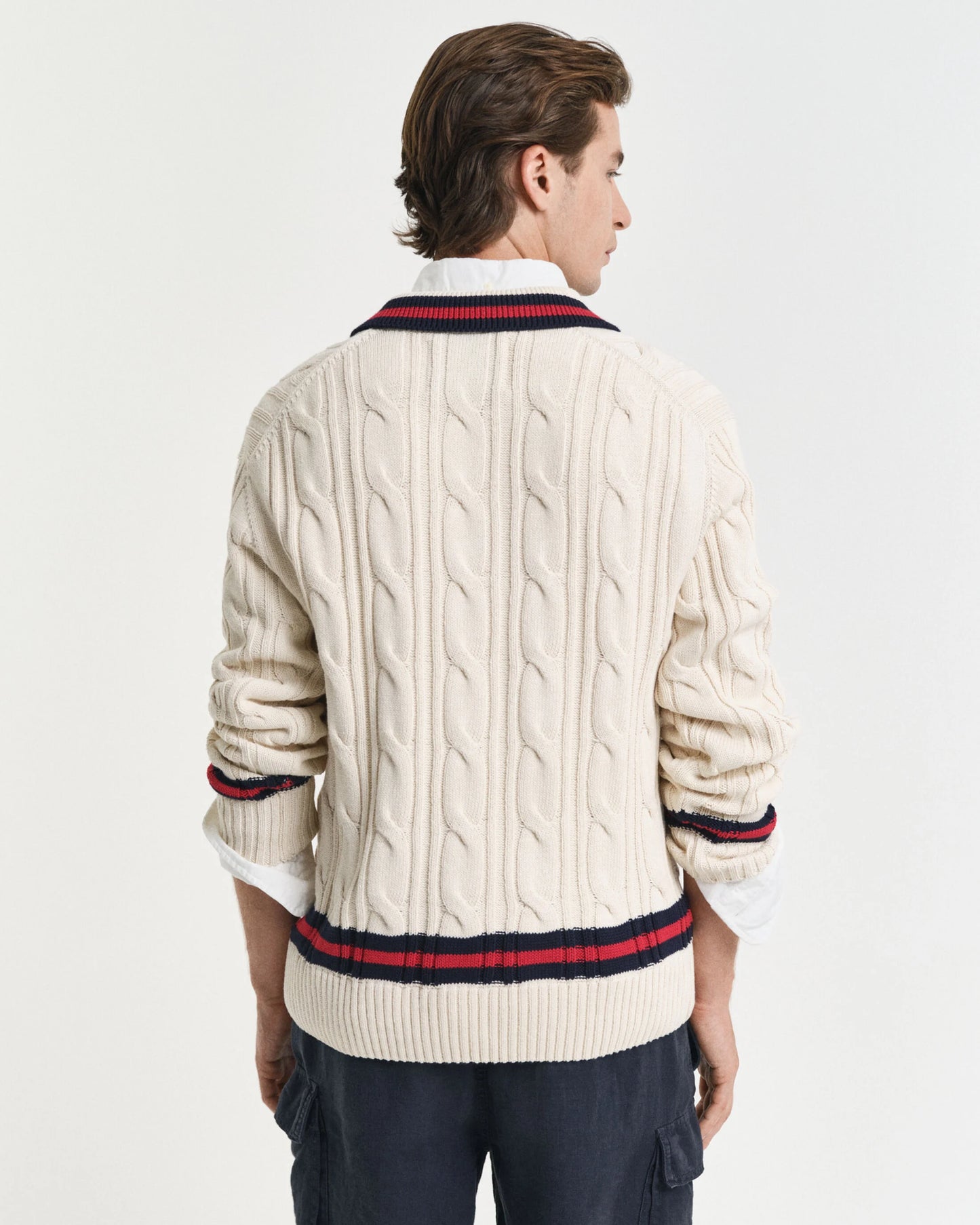 Gant Cable Knit Polo