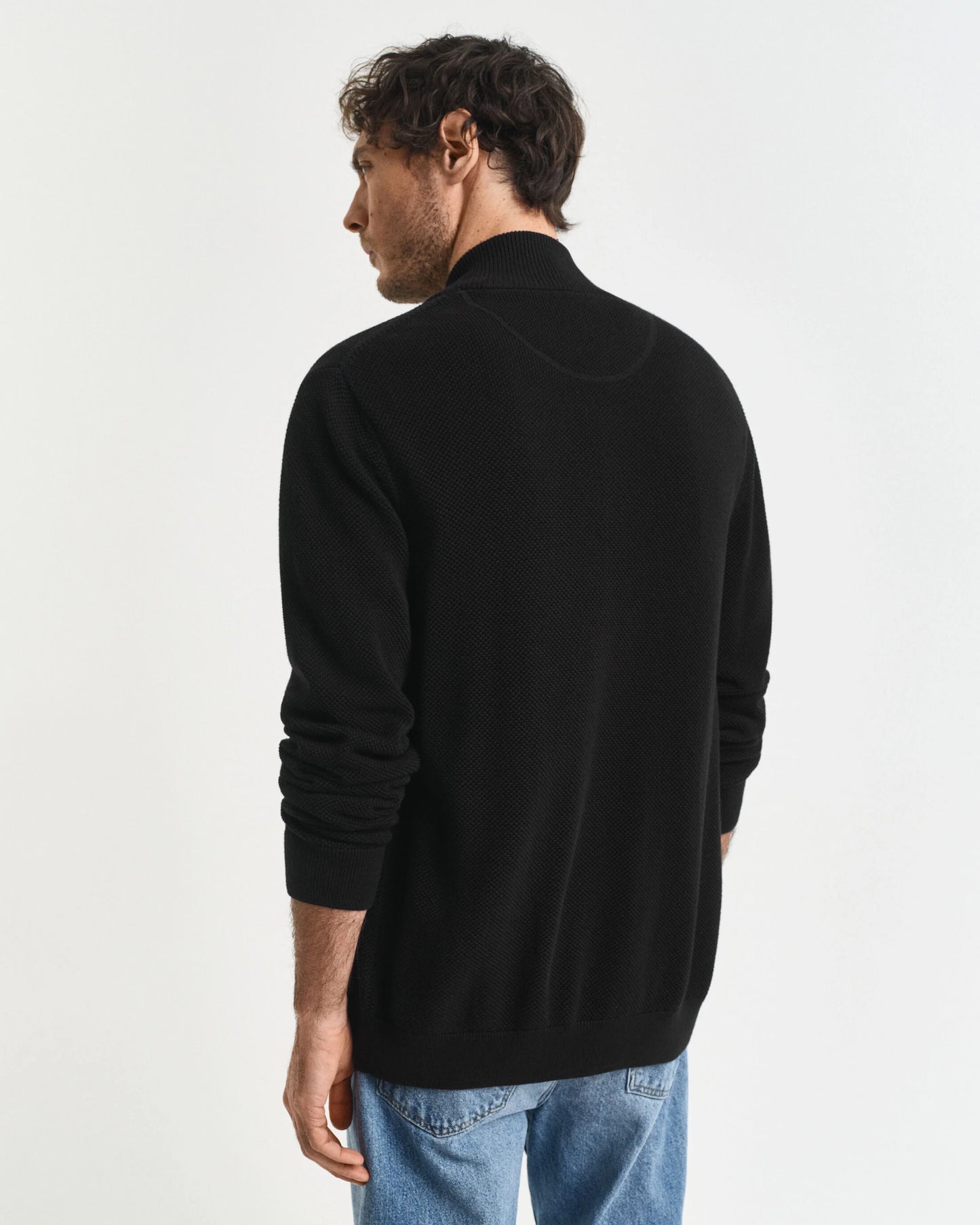 Gant Cotton Piqué Zip Cardigan