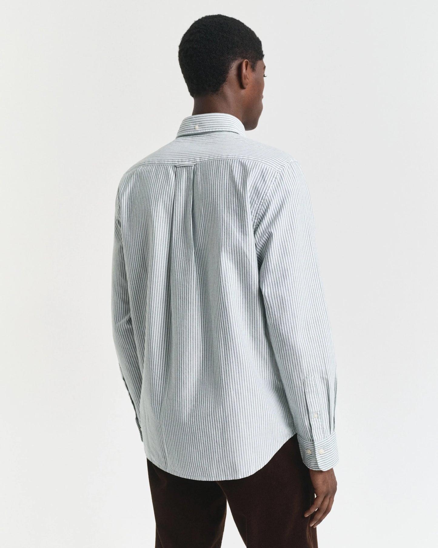 Regular Fit Banker Stripe Oxford Shirt