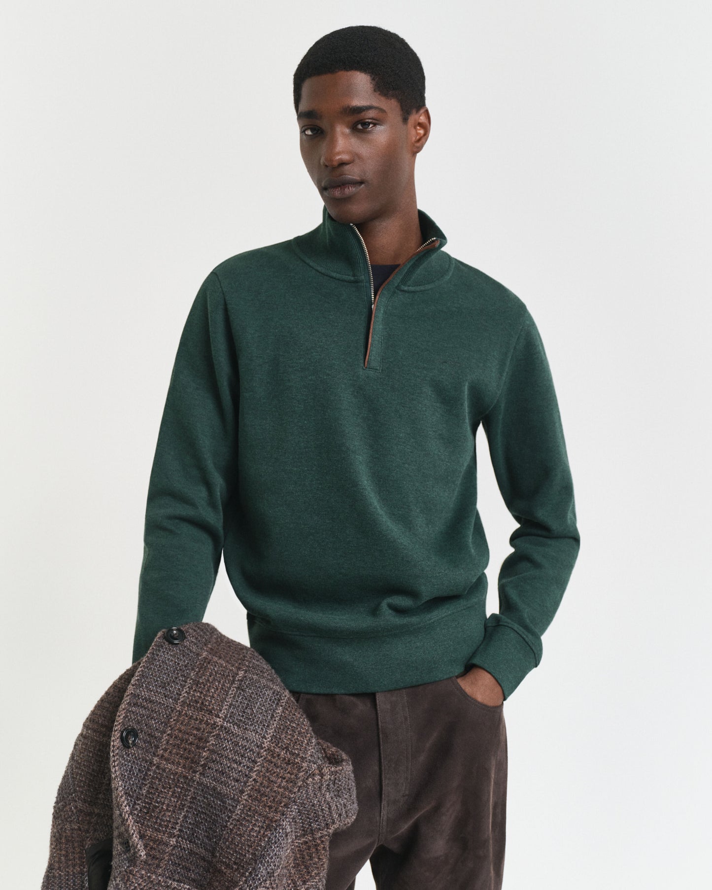 Sacker Rib Half-Zip Sweatshirt