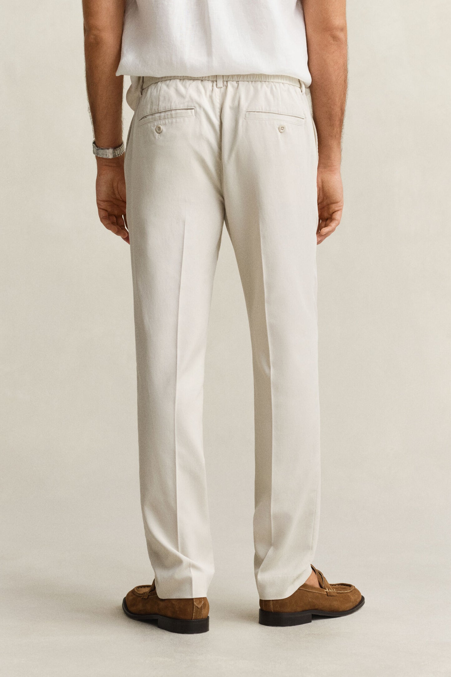 Slim Smart Cotton Lyocell Pants