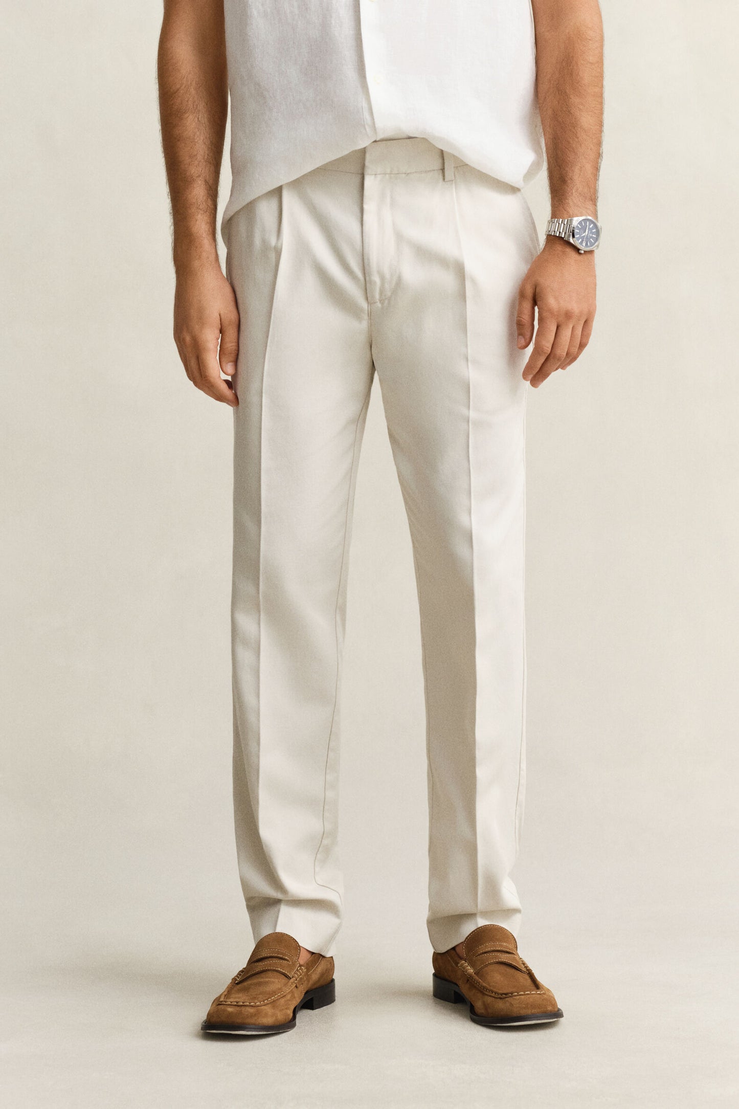 Slim Smart Cotton Lyocell Pants