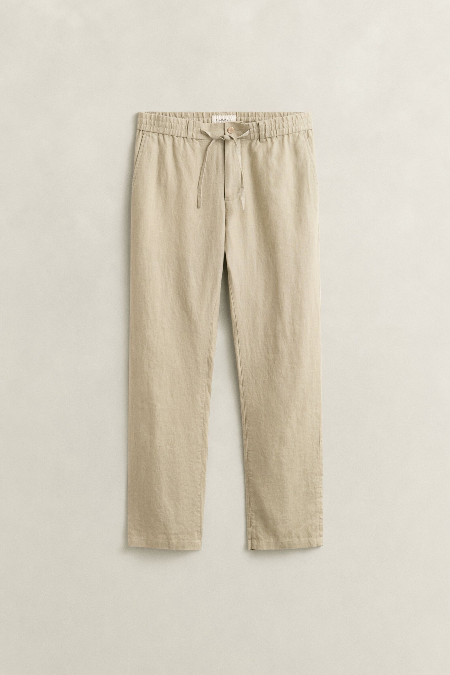 Regular Fit Linen Drawstring Pants