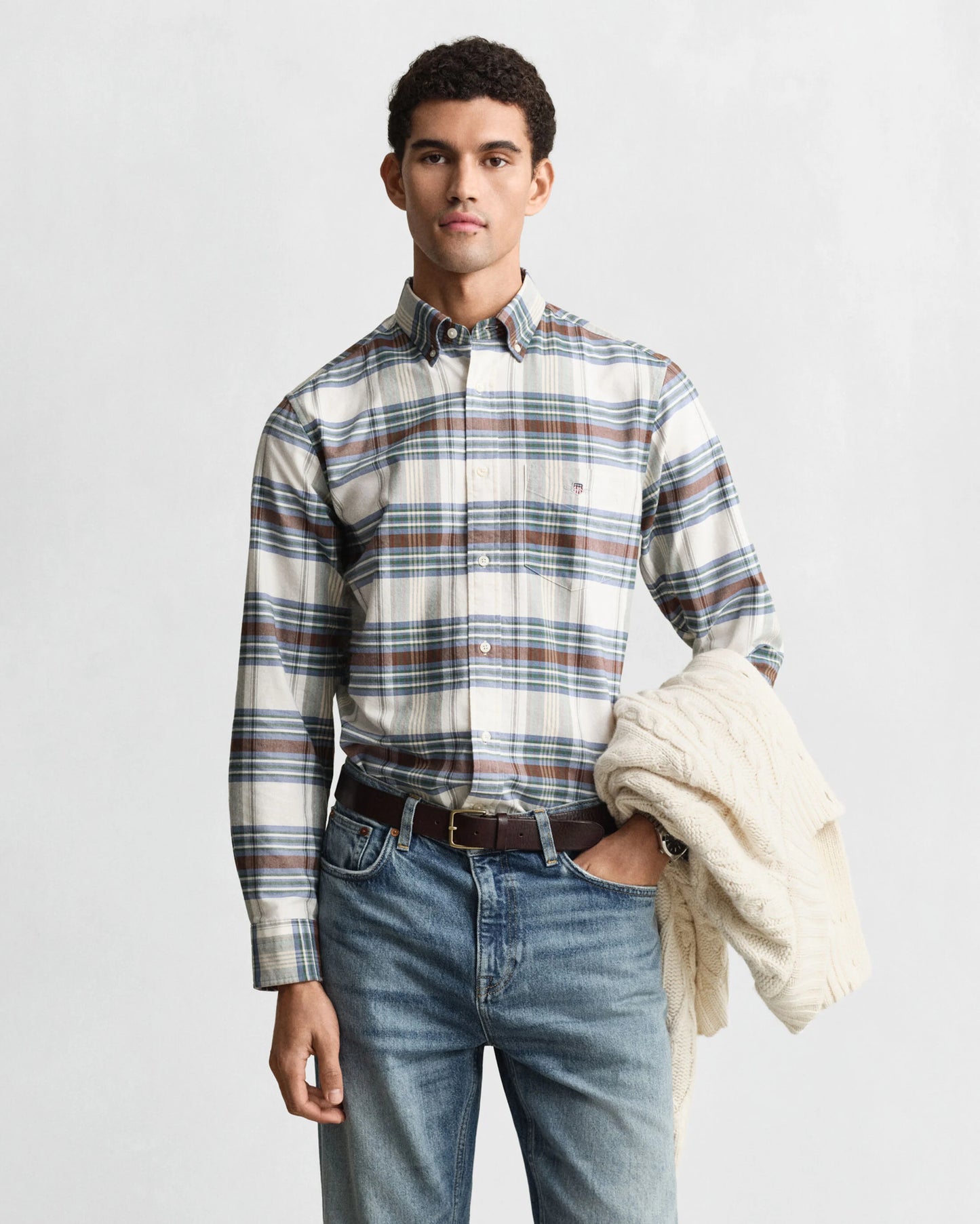 Regular Oxford Check Shirt