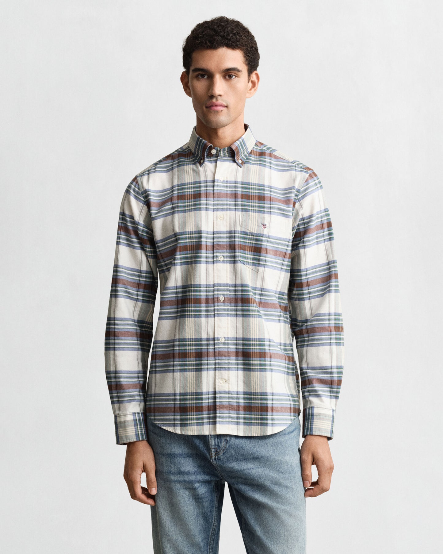 Regular Oxford Check Shirt