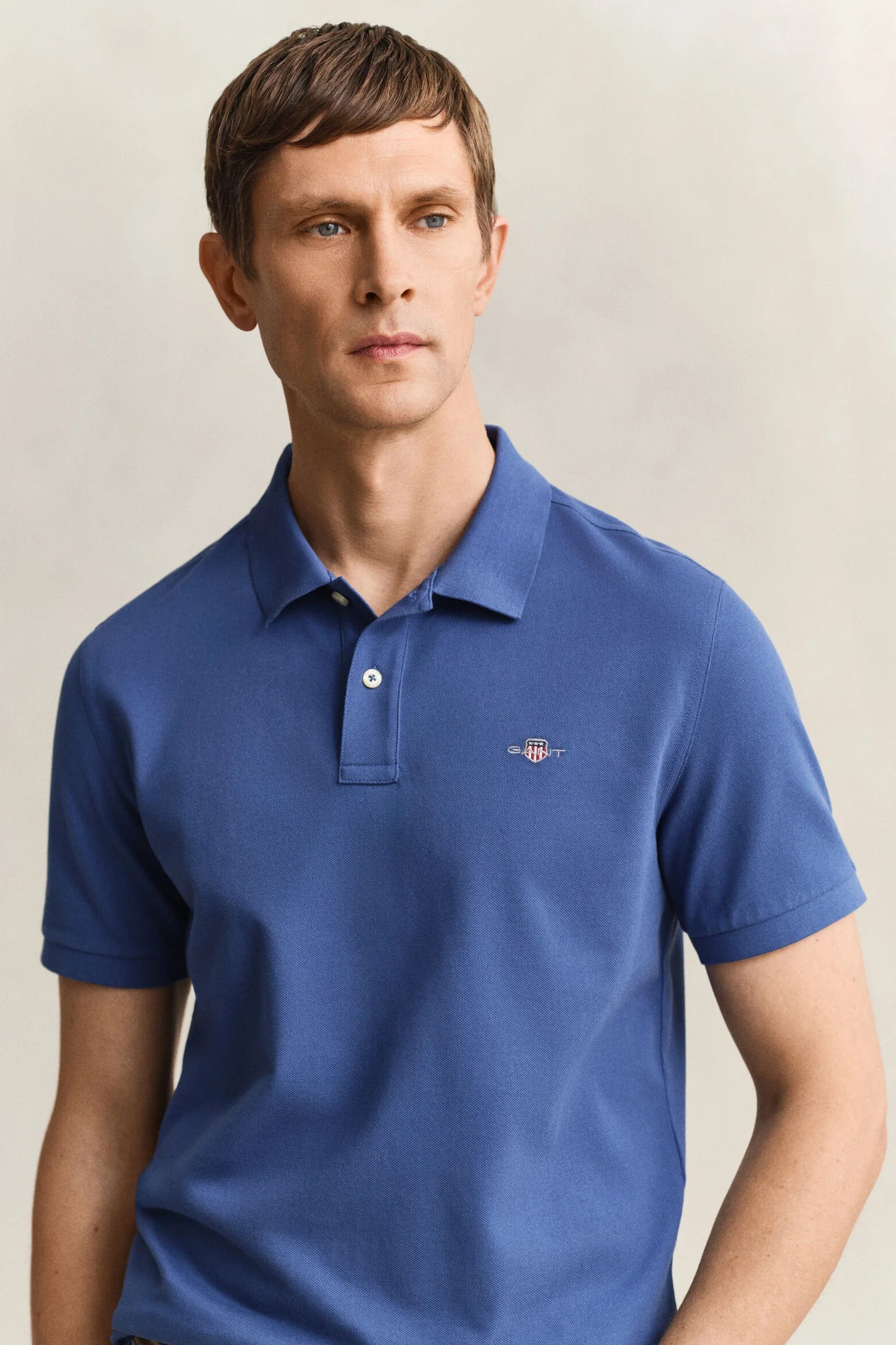 Regular Fit Shield Piqué Polo Shirt