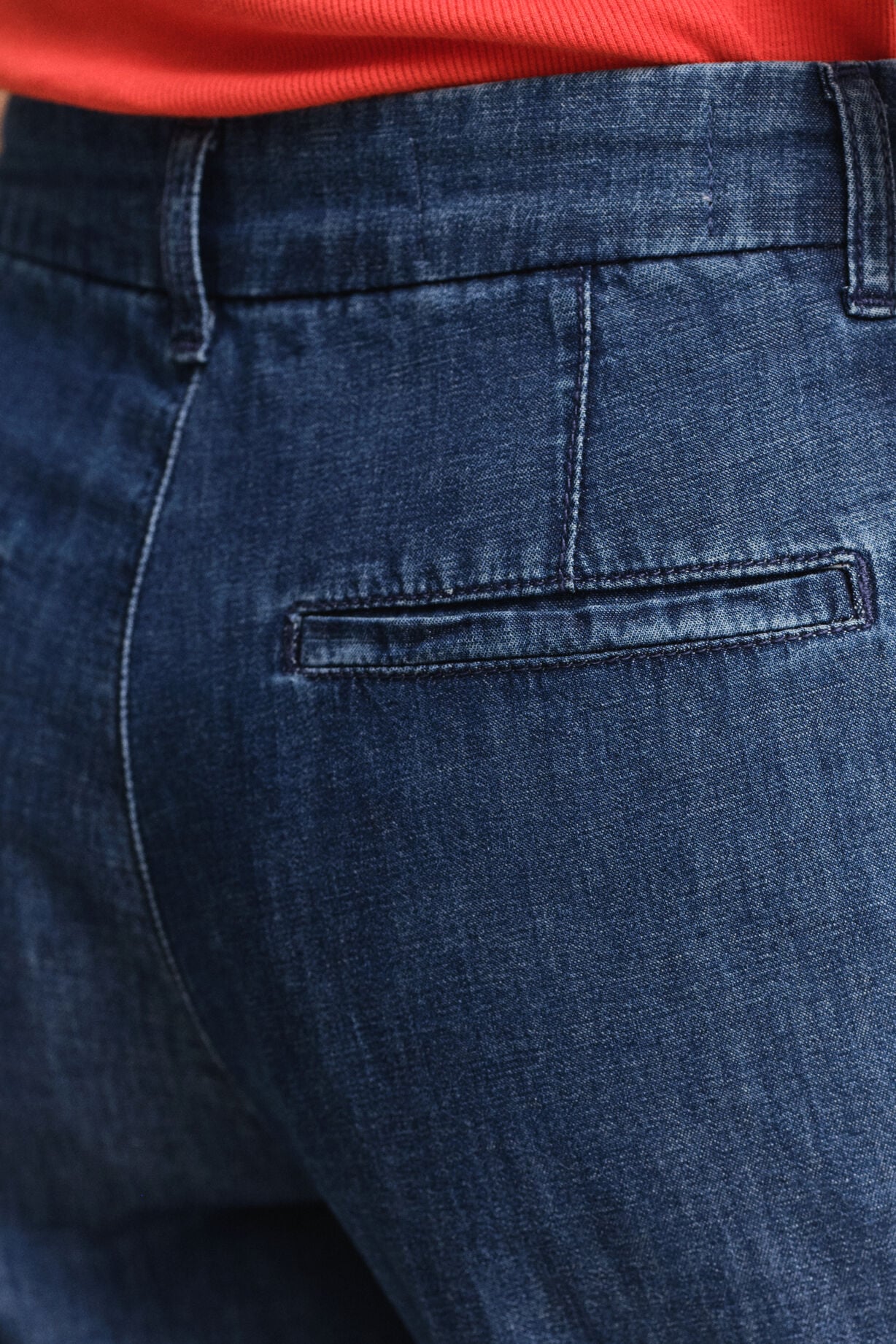Relaxed Cotton Linen Jeans