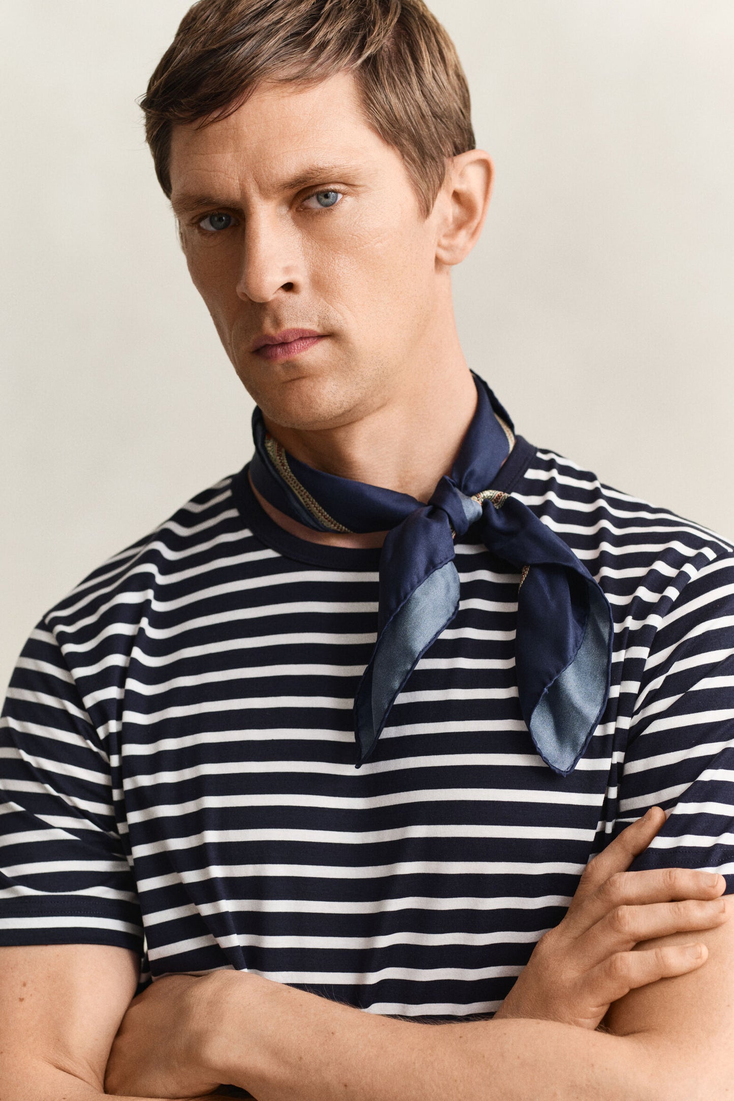 Pima Cotton Striped T-Shirt