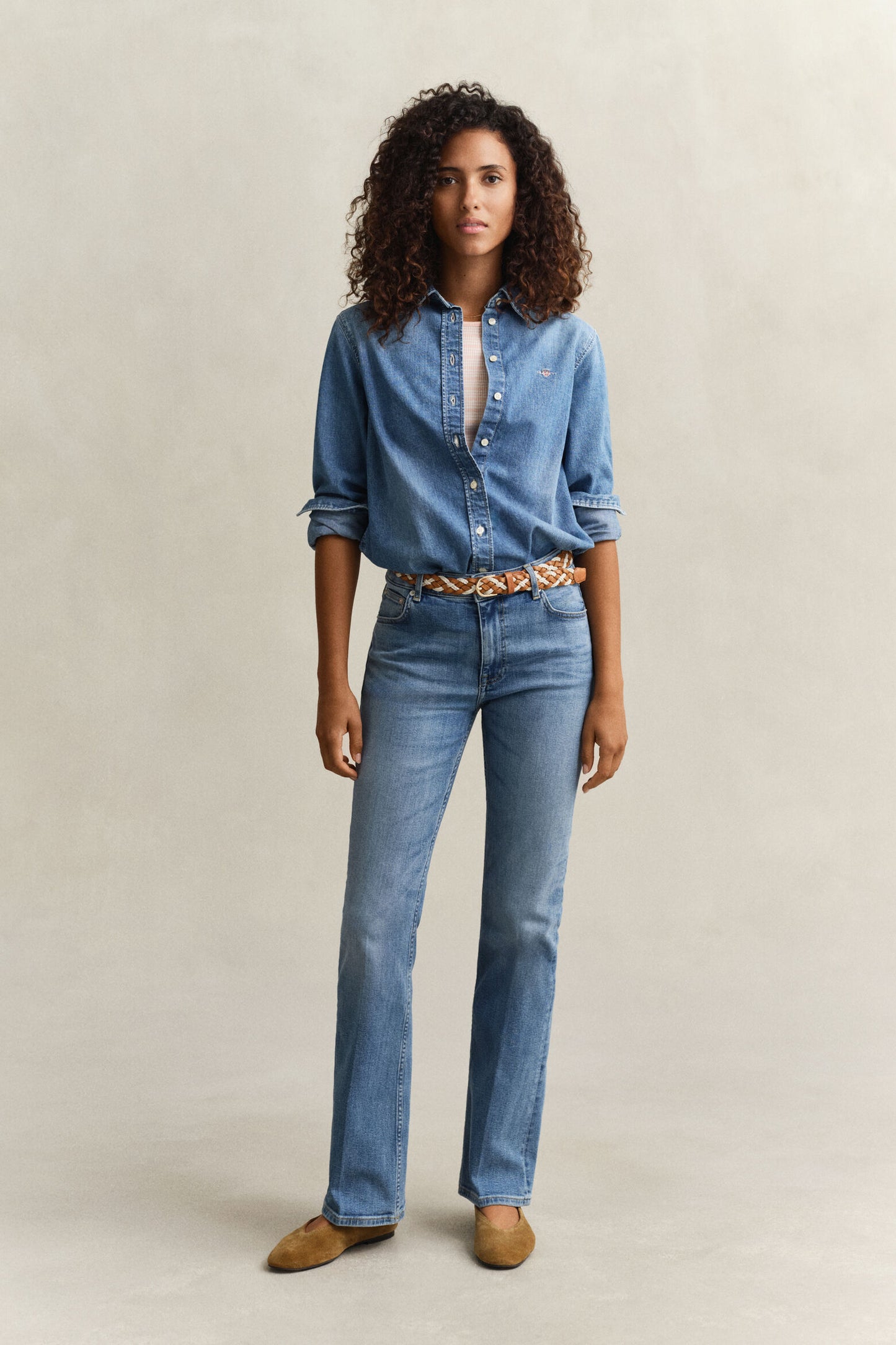 Slim Flare Stretch Jeans
