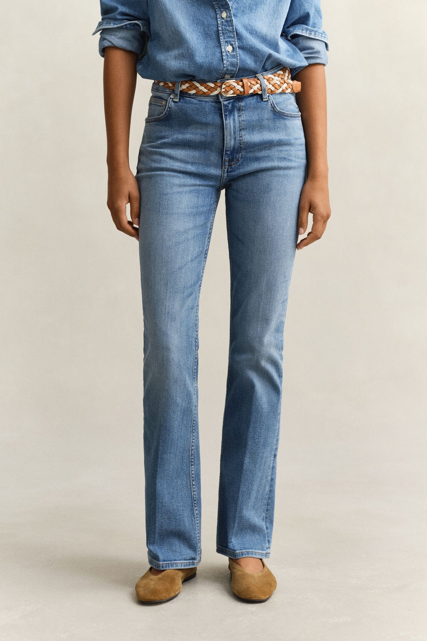 Slim Flare Stretch Jeans