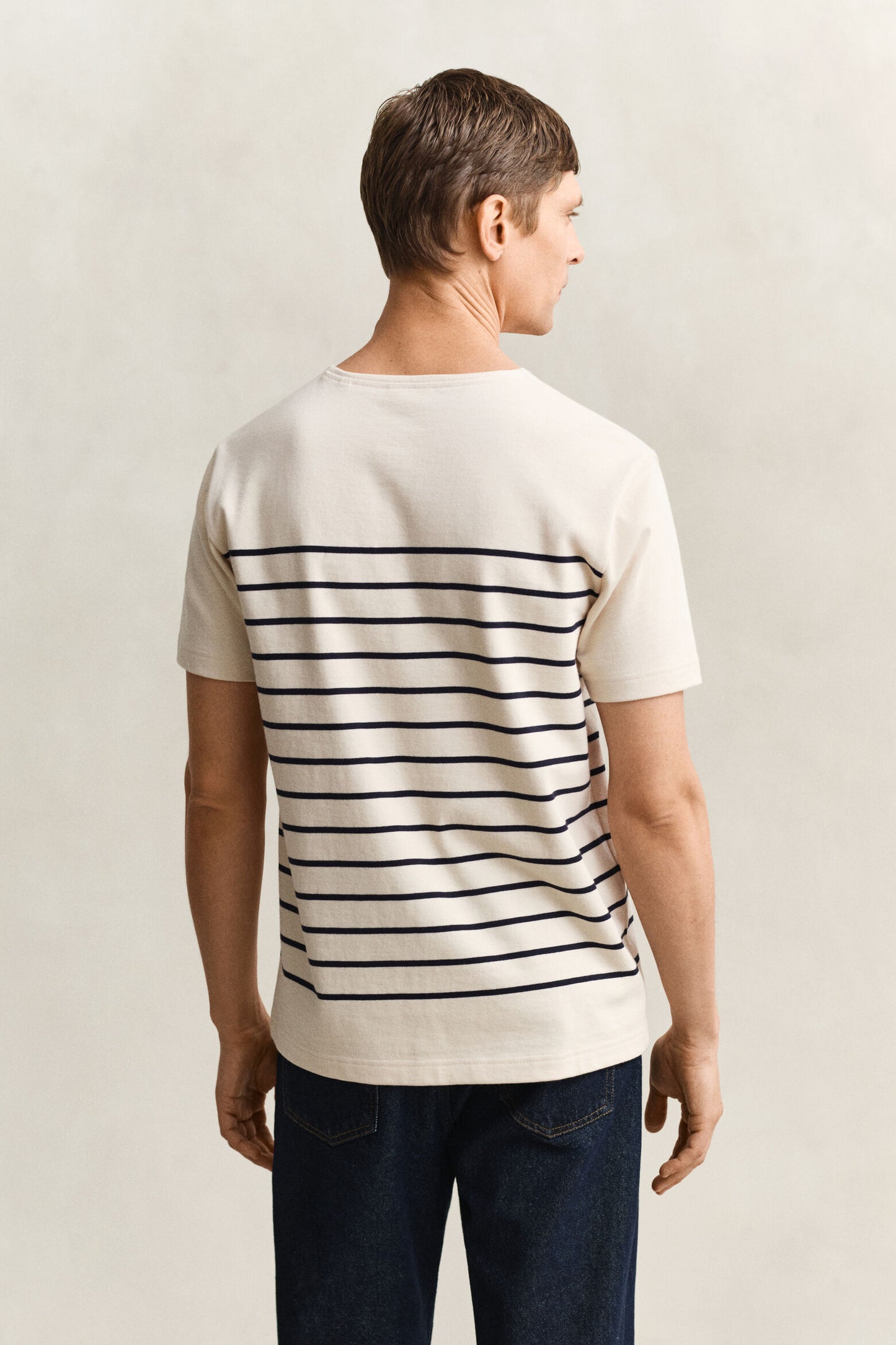 Placed Stripe Short Sleeve Tshirt