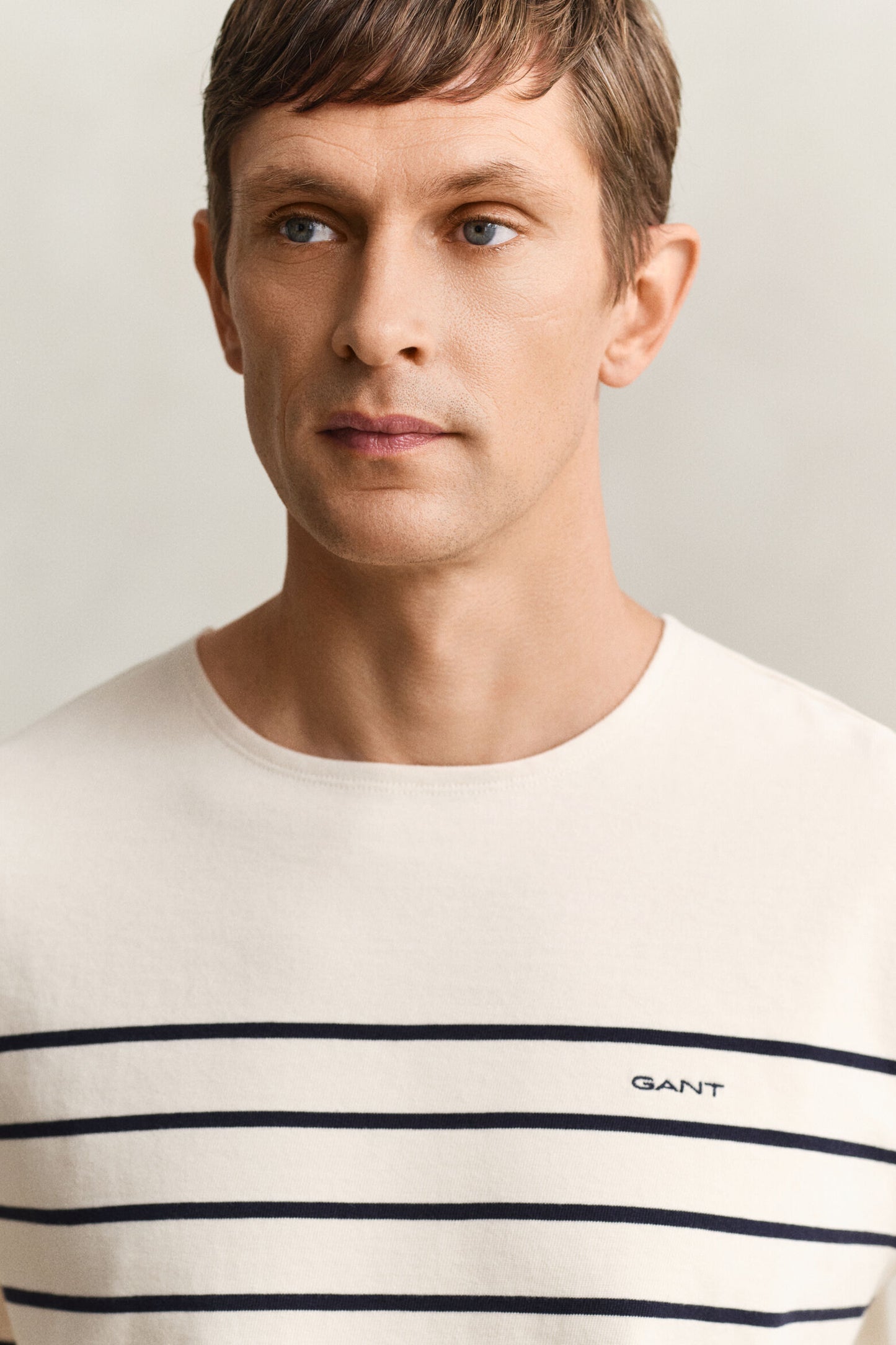 Placed Stripe Short Sleeve Tshirt