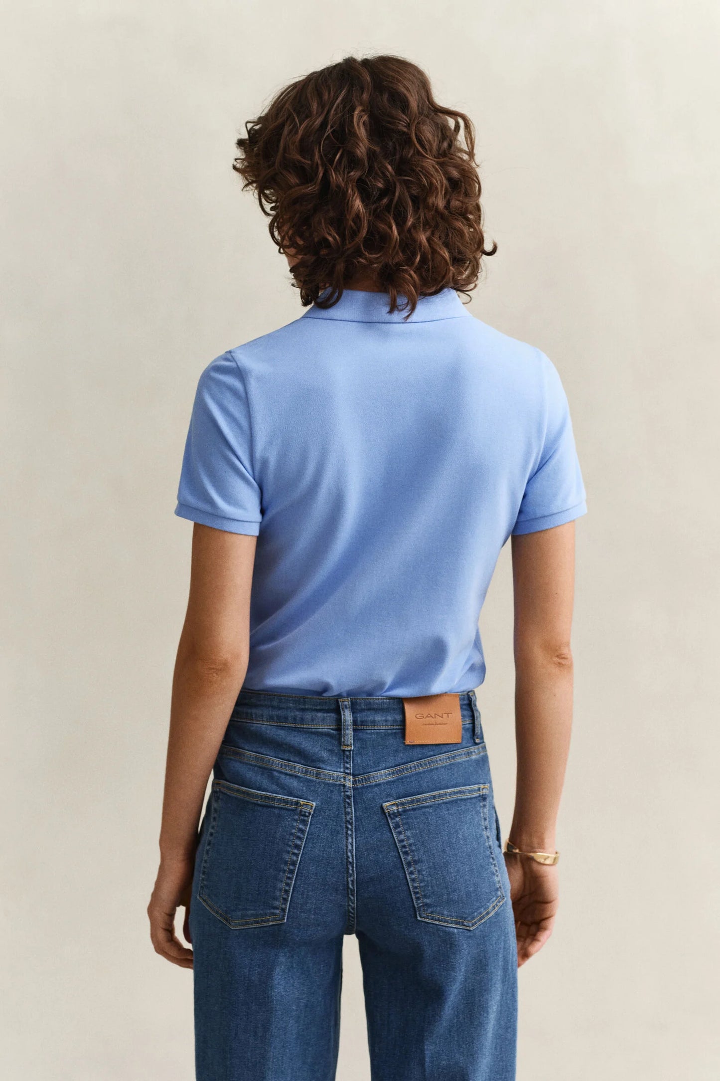 Slim Contrast Pique Polo Shirt