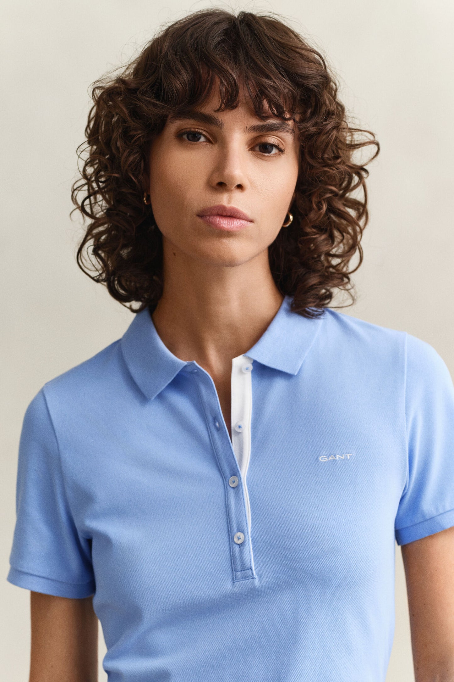 Slim Contrast Pique Polo Shirt