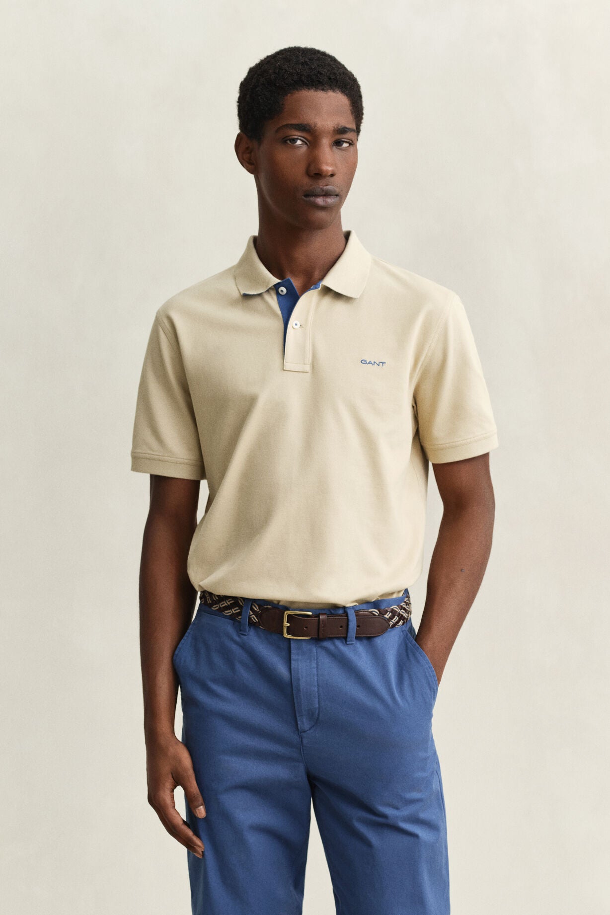 Regular Contrast Pique Short sleeve Polo