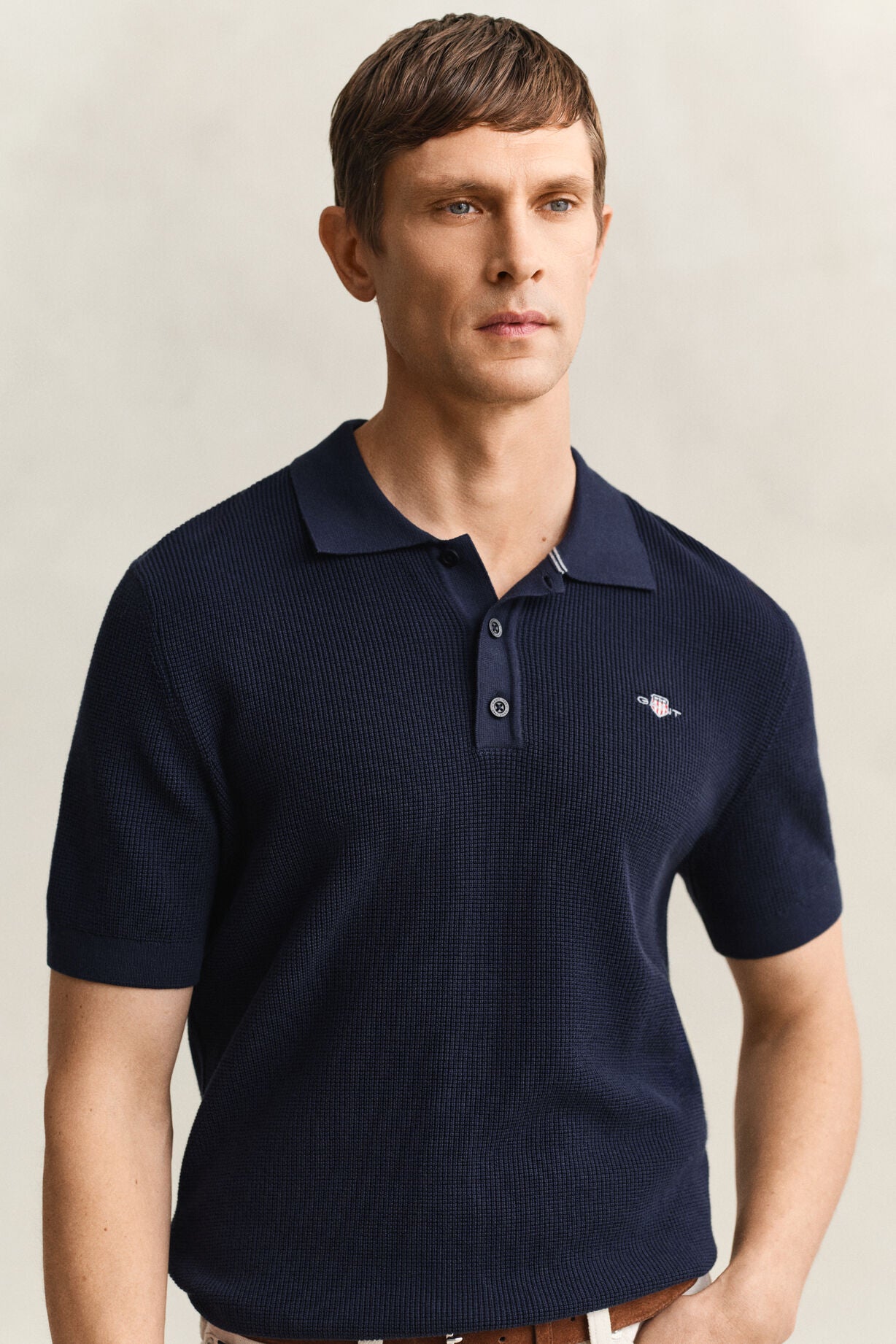 Micro Textured Cotton SS Polo