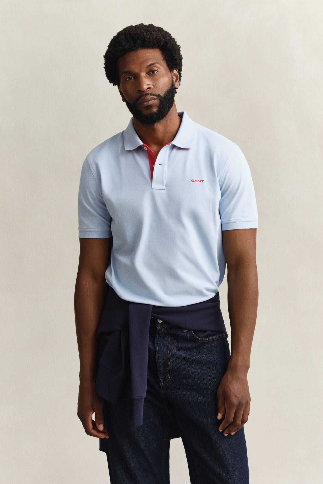 Regular Contrast Pique Short sleeve Polo