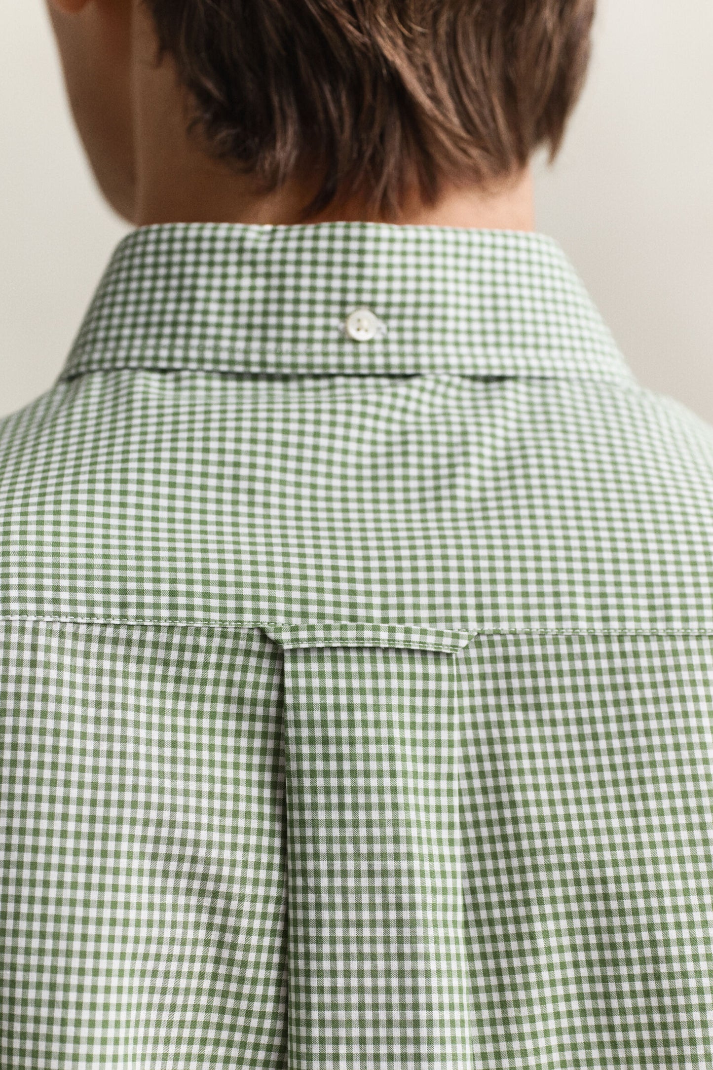 Regular Classic Poplin Gingh SS Shirt