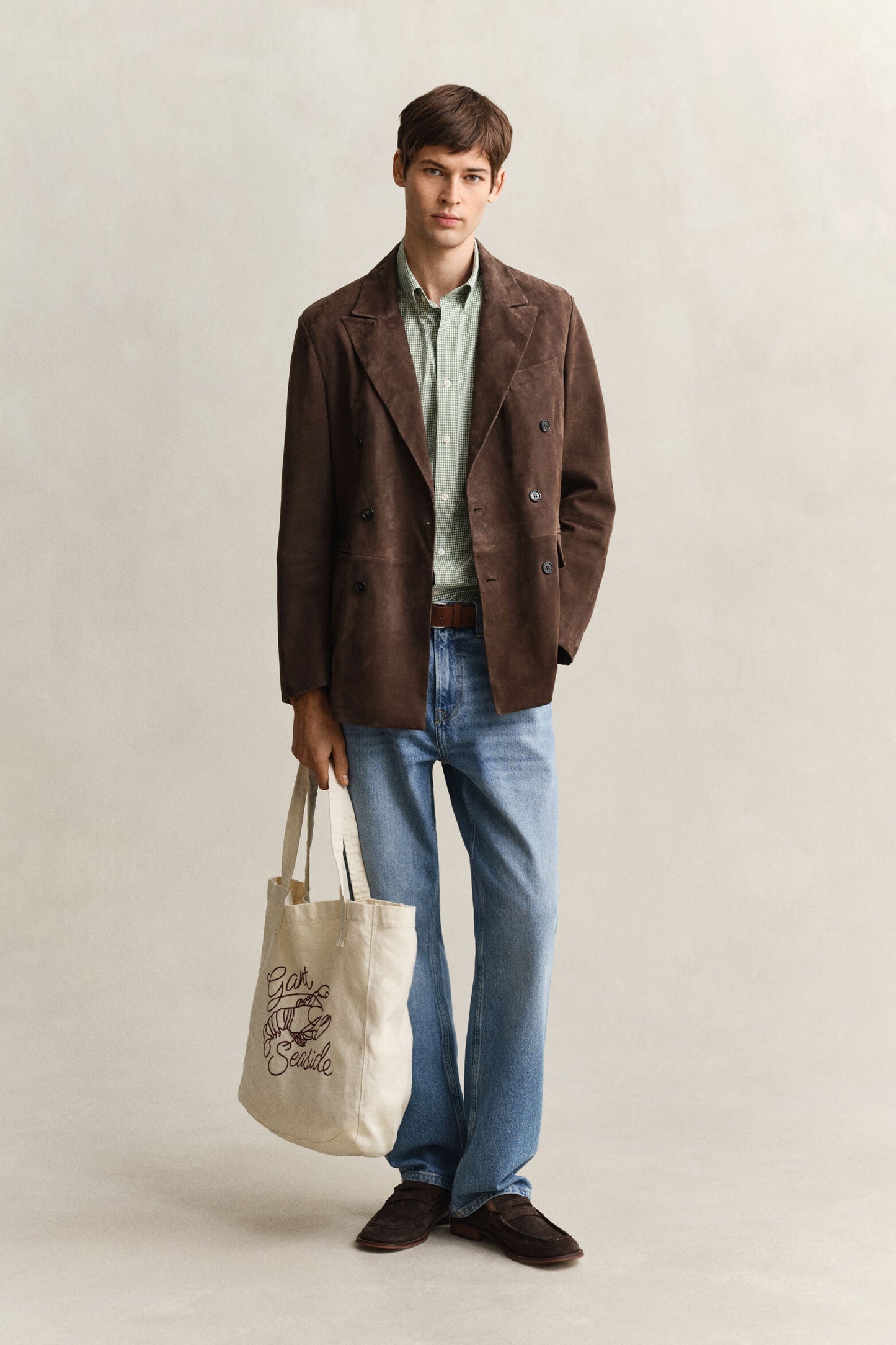 Regular Classic Poplin Gingh SS Shirt