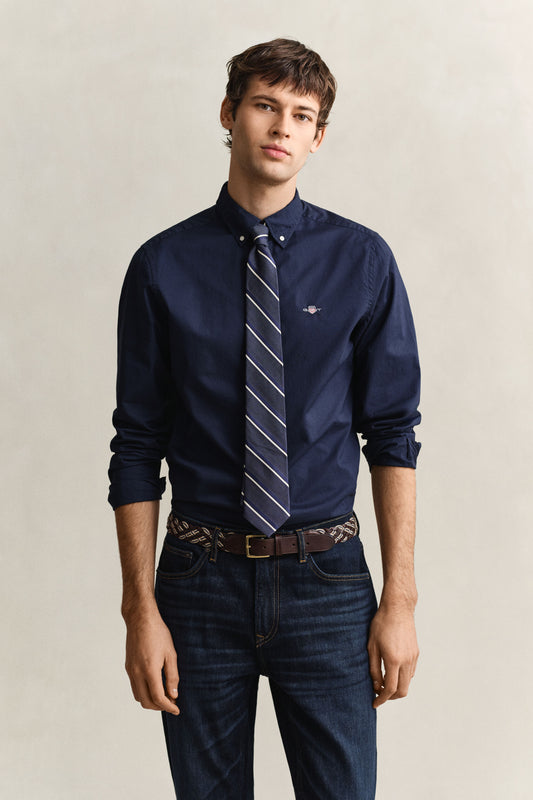 Slim Fit Pinpoint Oxford Shirt