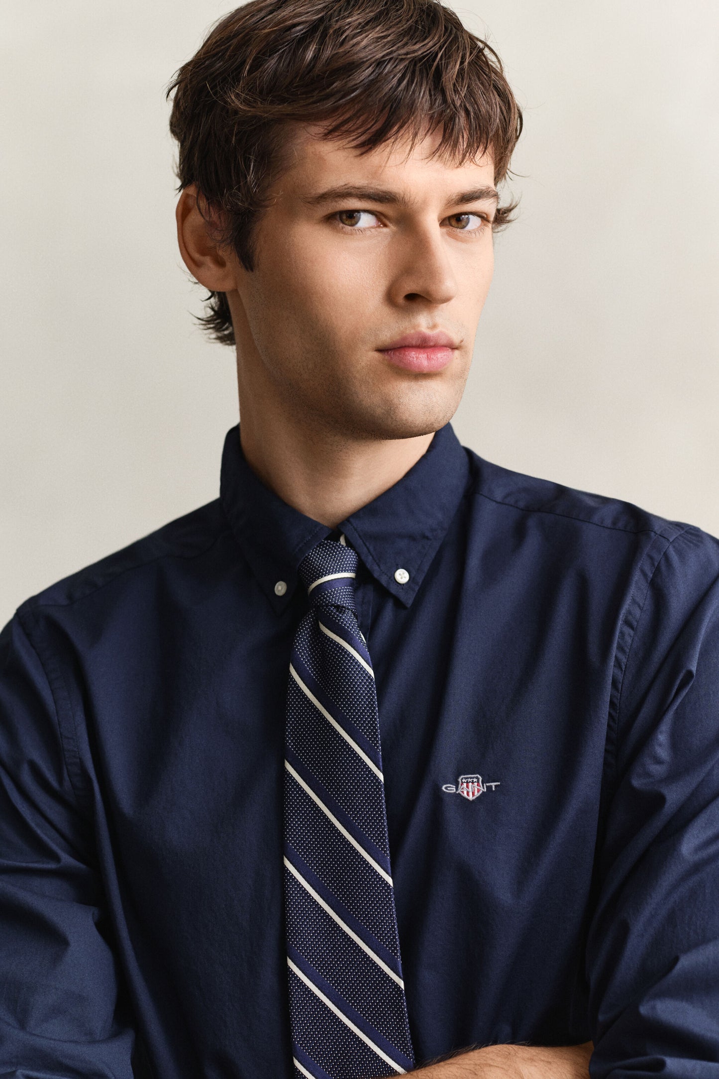 Slim Fit Pinpoint Oxford Shirt