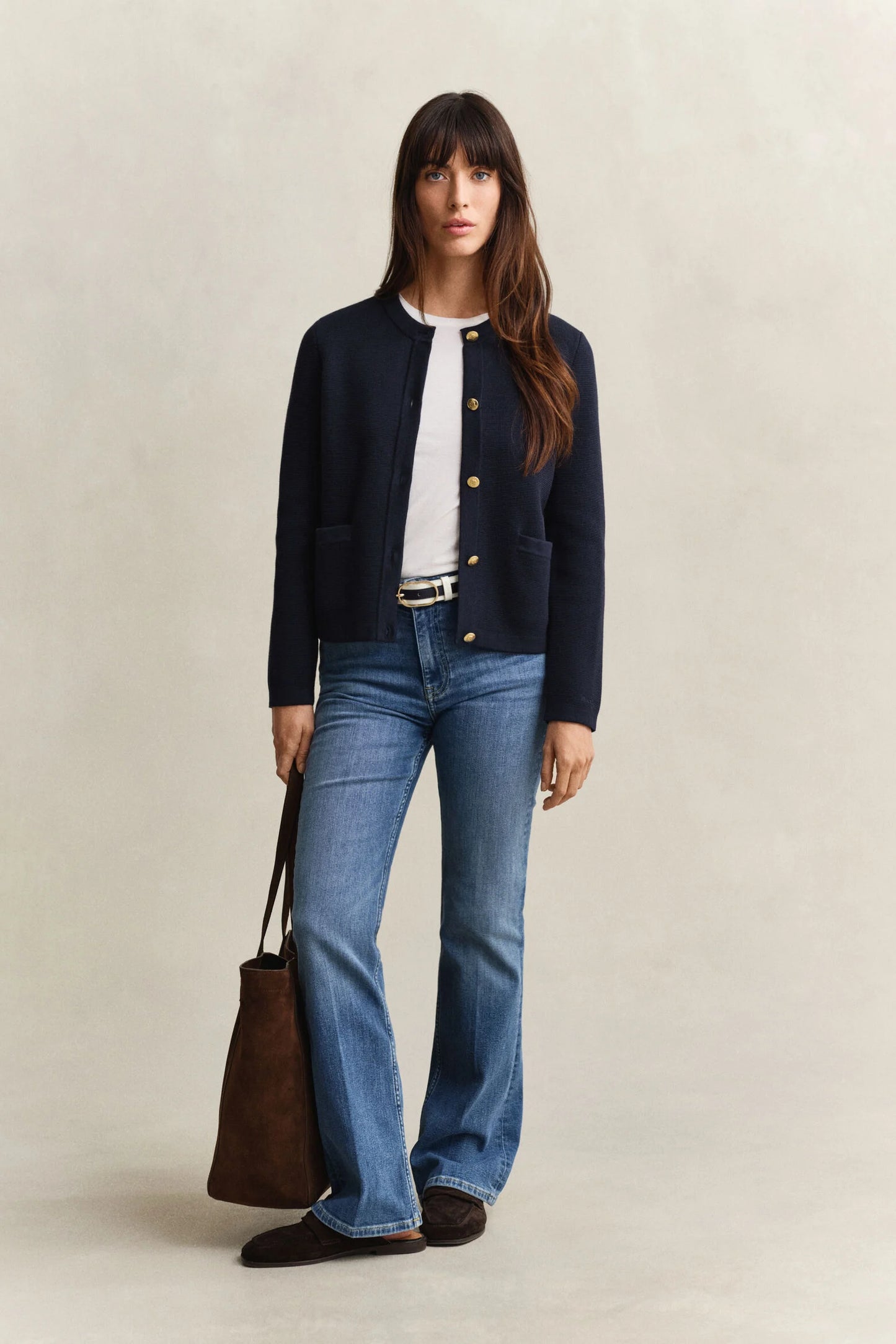 Cotton Knit Jacket