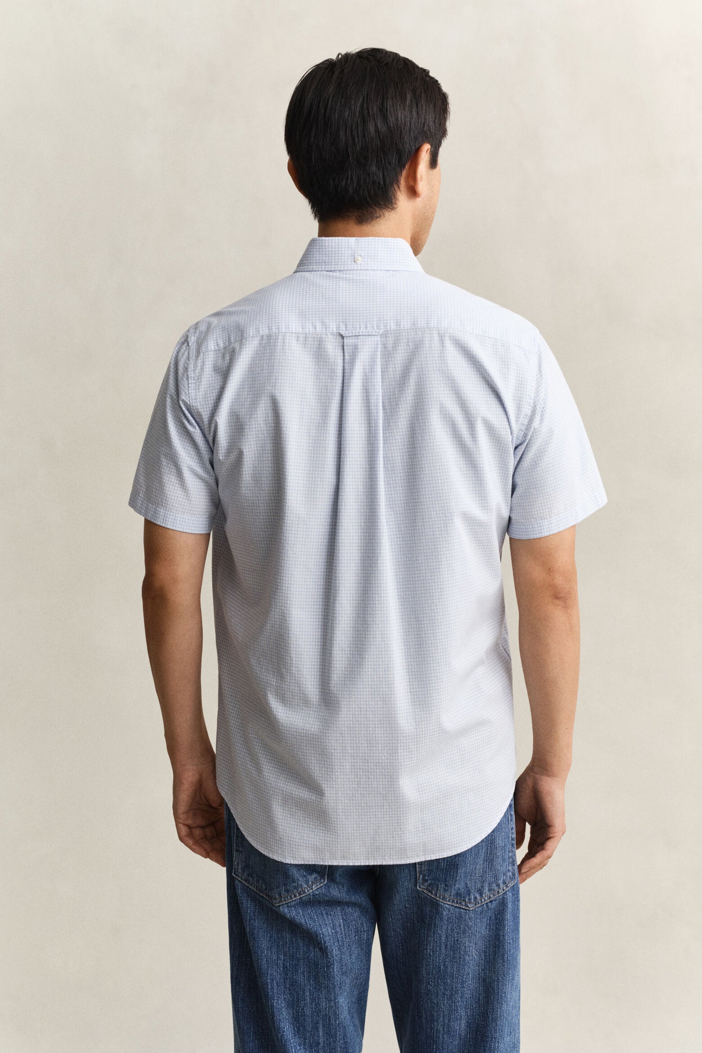 Regular Classic Poplin Gingh SS Shirt