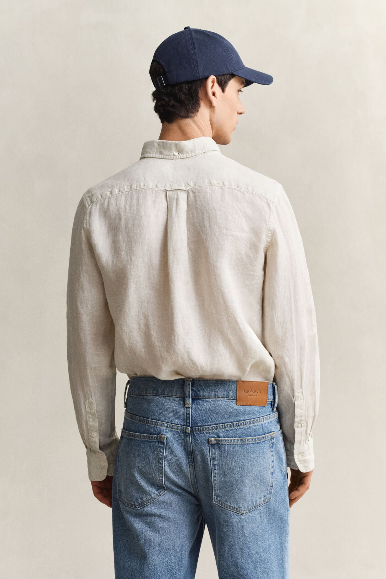 Regular Gmnt Dyed Linen Shirt