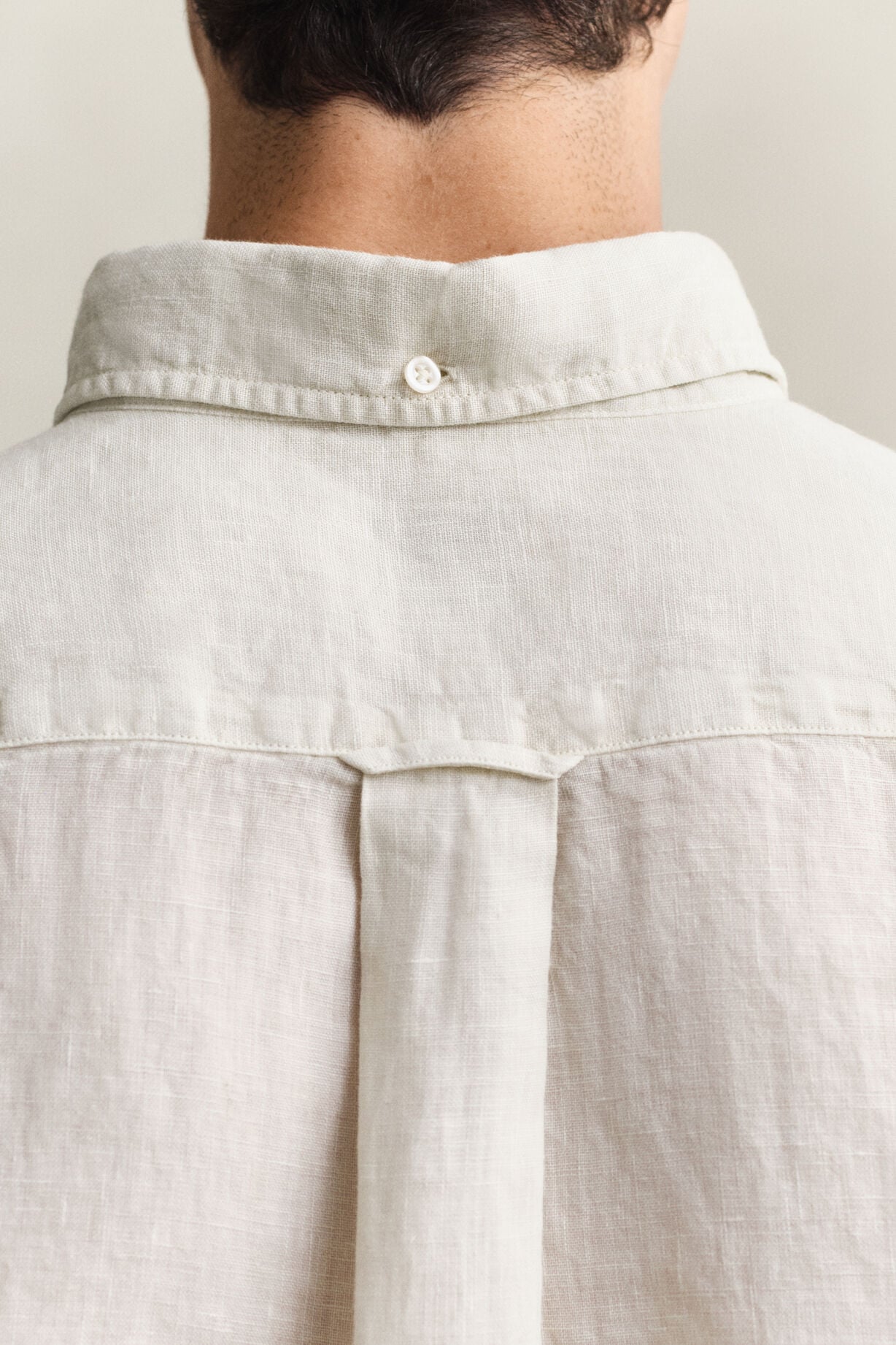 Regular Gmnt Dyed Linen Shirt