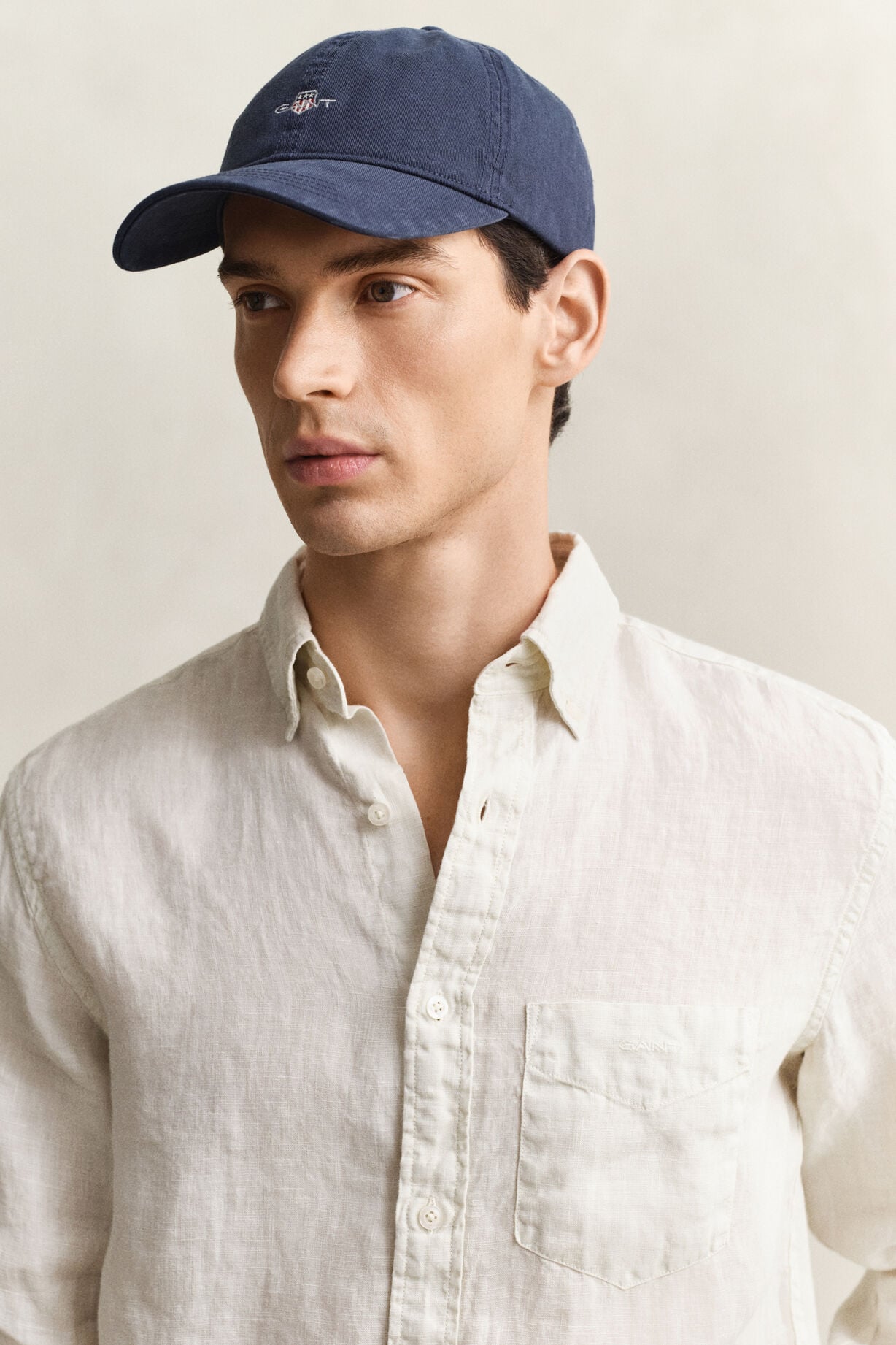 Regular Gmnt Dyed Linen Shirt