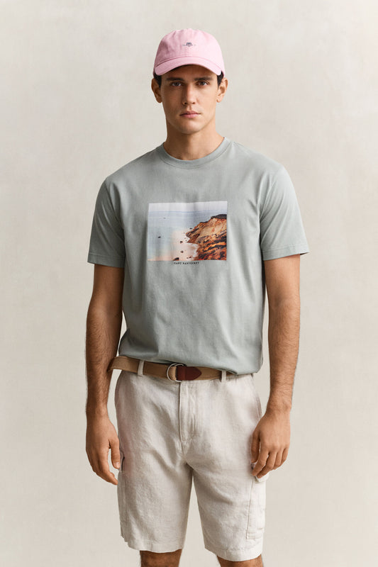 Scenery Graphic Short Sleeve T-Shirt