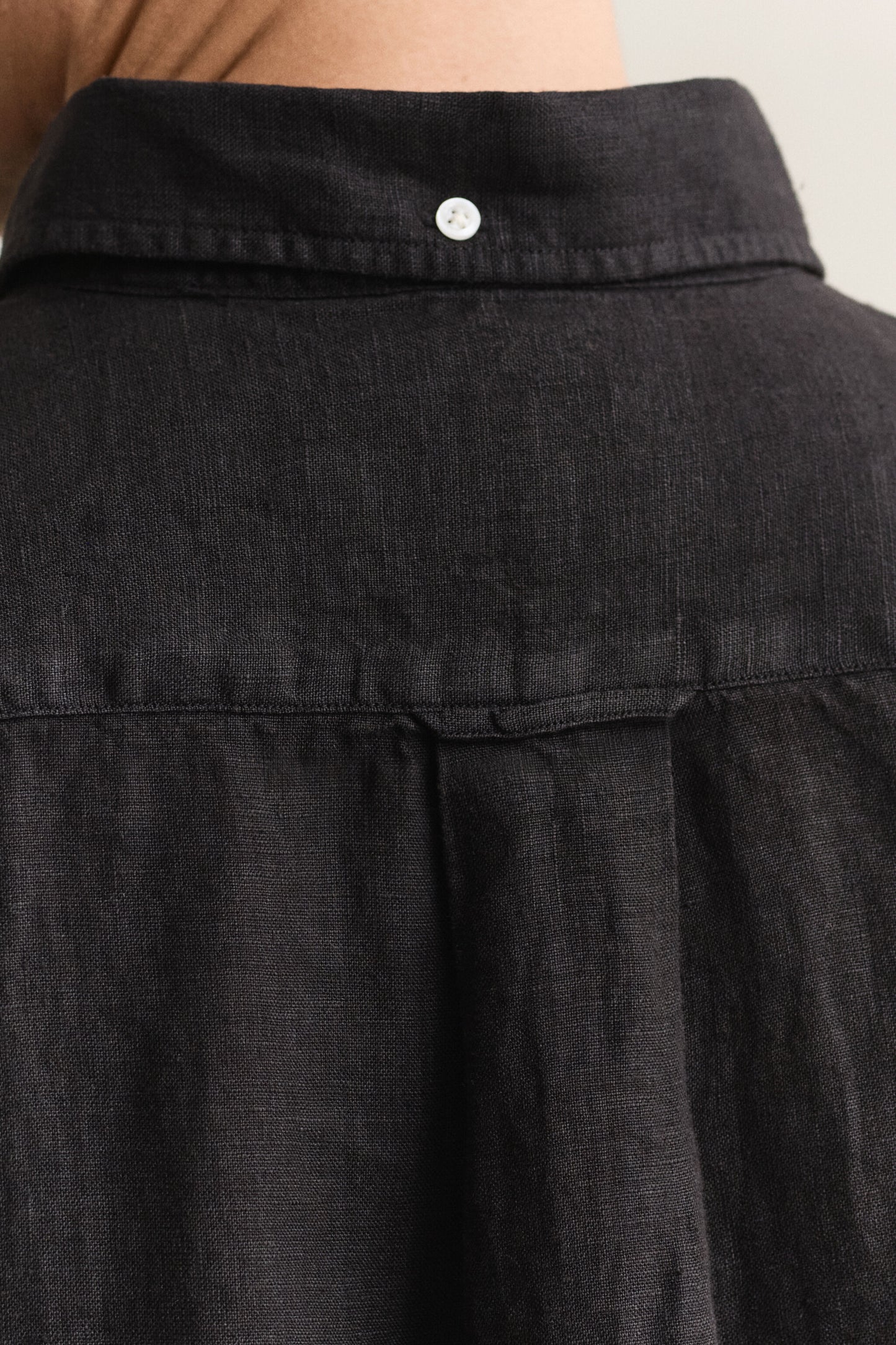 Regular Garment Dyed Linen Shirt