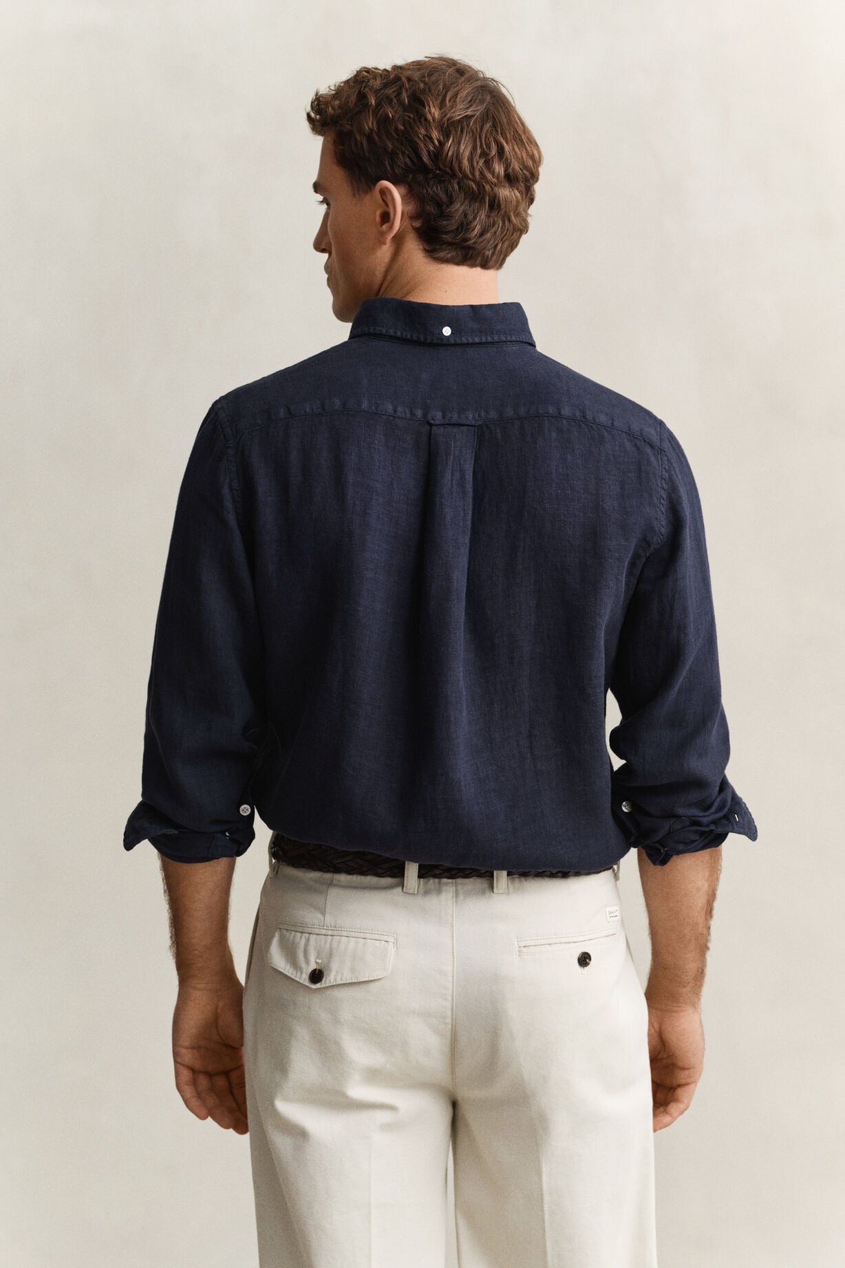 Regular Gmnt Dyed Linen Shirt