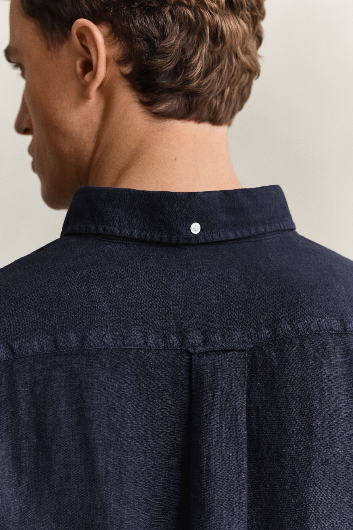 Regular Gmnt Dyed Linen Shirt